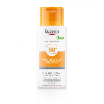 Eucerin Sun Allergy Protect SPF50+ Żel- krem ochronny do twarzy i ciała 150 ml - obrazek 1 - Apteka internetowa Melissa